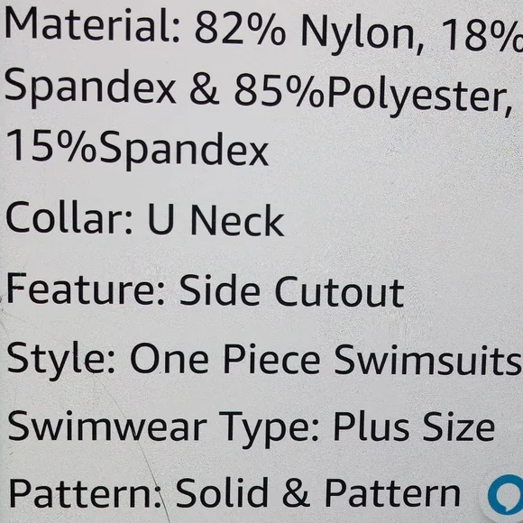 NWT PLUS SIZE TUMMY CONTROL SEXY CUT OUT HIGH WAISTED MONOKINI SWIMWEAR - Picture 7 of 10